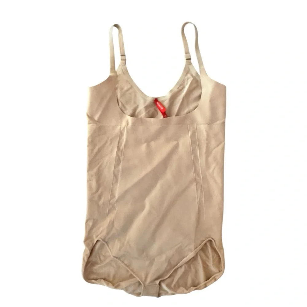 SPANX SPANXsculpt OnCore Nude Open-Bust Brief‎ Sculpting Body Shaper Bodysuit XL
